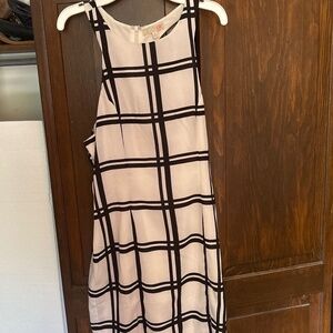 Black and white GB dress